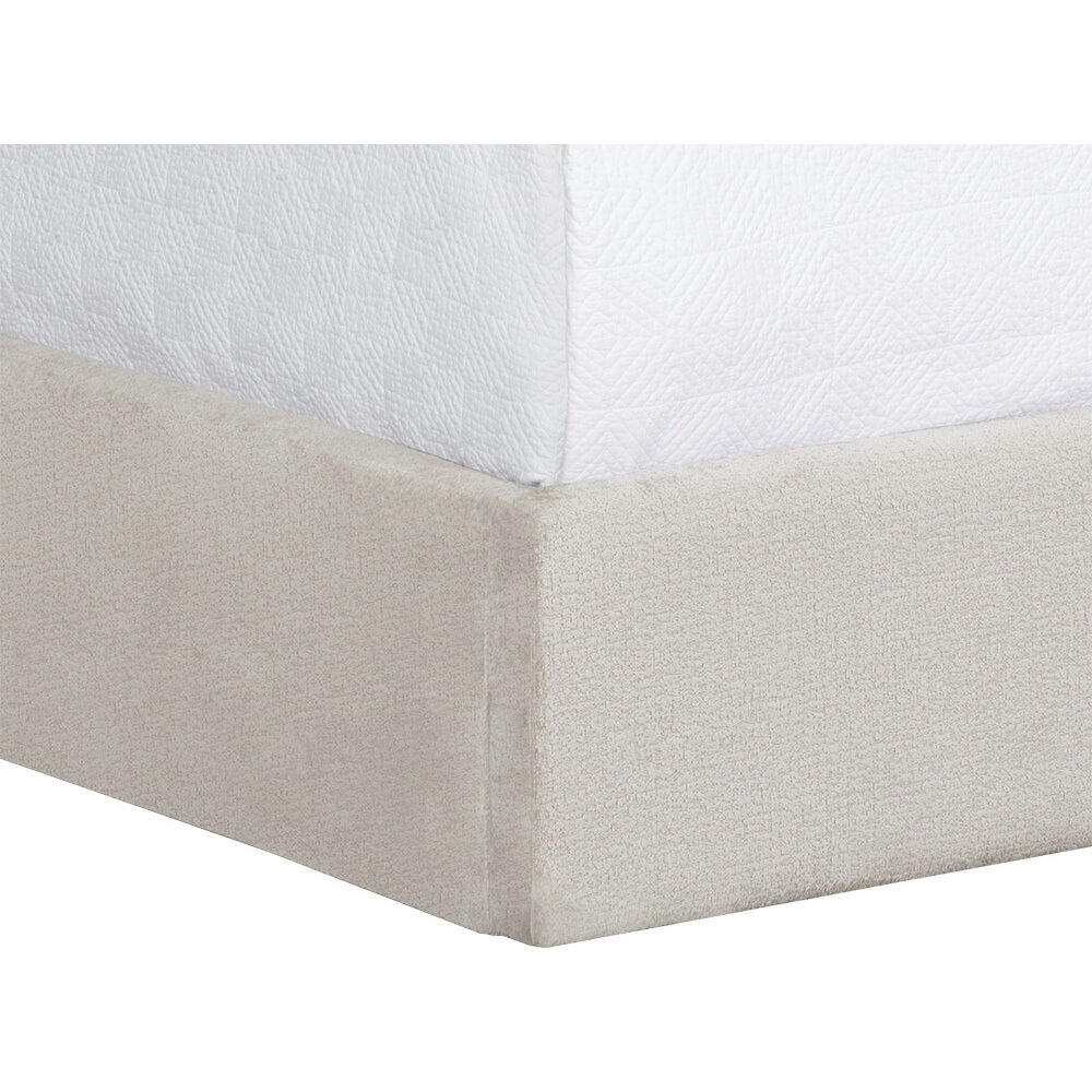 Nylah Bergen Taupe Bed, Queen